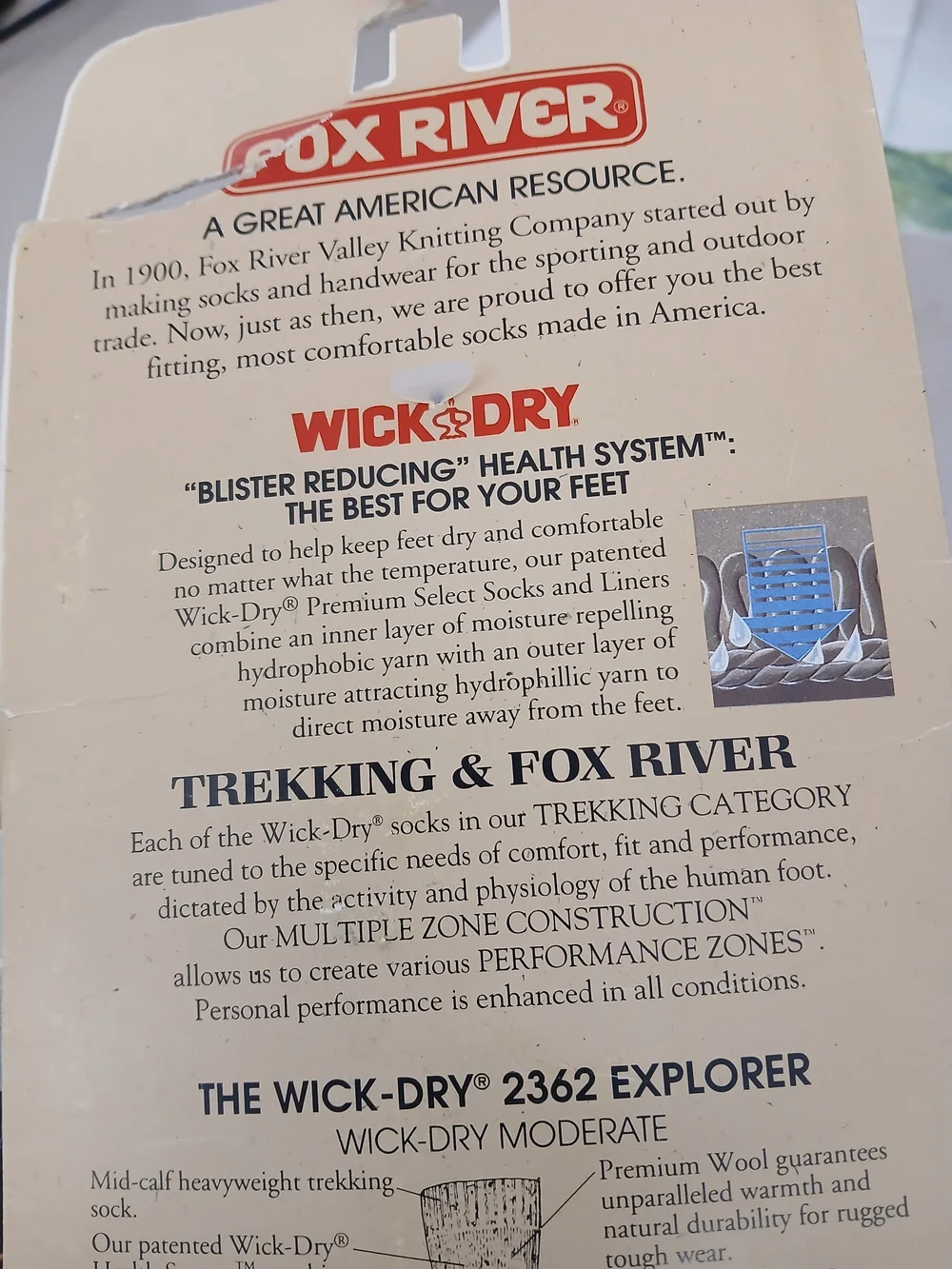 Trekking Wick & Dry Men's Hiking Socks - Light Gray